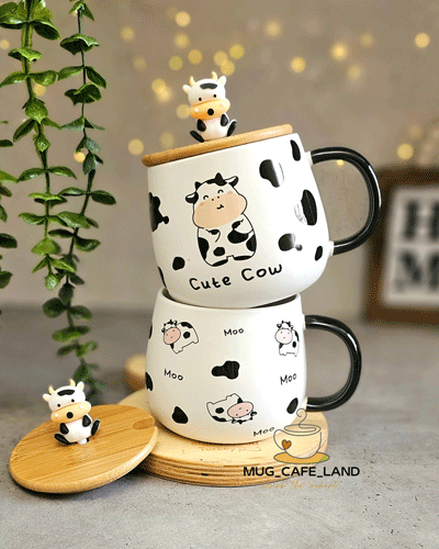 ماگ گاوی درب بامبو کد 334