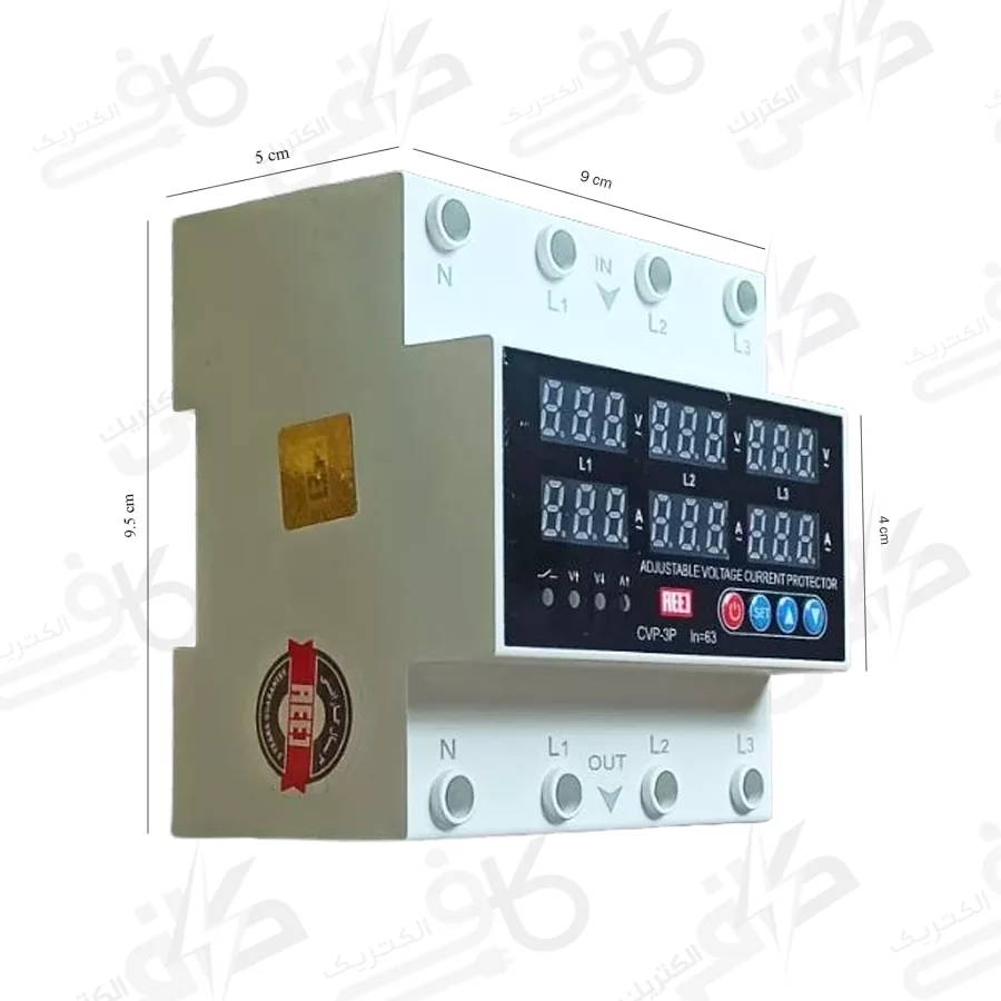 محافظ پیش كنتوری 3 فاز 63 امپر آییژ طرح فیوزمینیاتوری (محافظ ولتاژ - آمپر) AEEJ