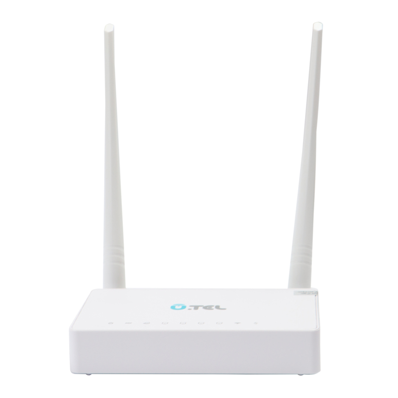 مودم روتر ۲ آنتن U.TELL A304 ADSL2+ 300Mbps