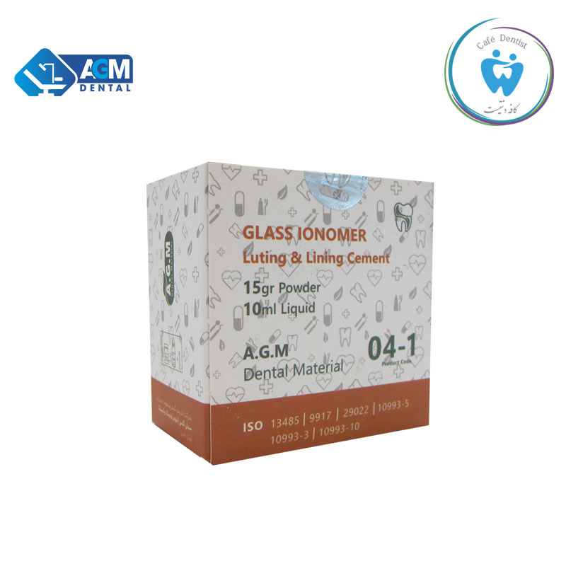 سمان لوتینگ با مایع ای جی ام - Glass Ionomer Luting AGM