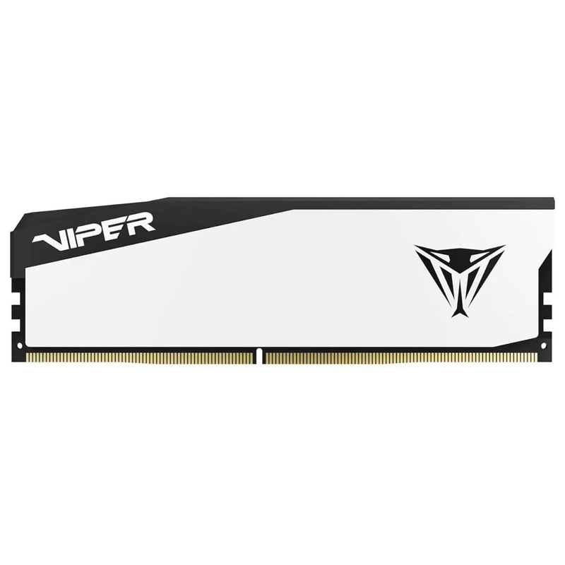رم دسکتاپ DDR5 تک کاناله ۶۰۰۰ مگاهرتر PATRIOT VIPER ELITE5 WHITE ظرفیت 16 گیگابایت CL30