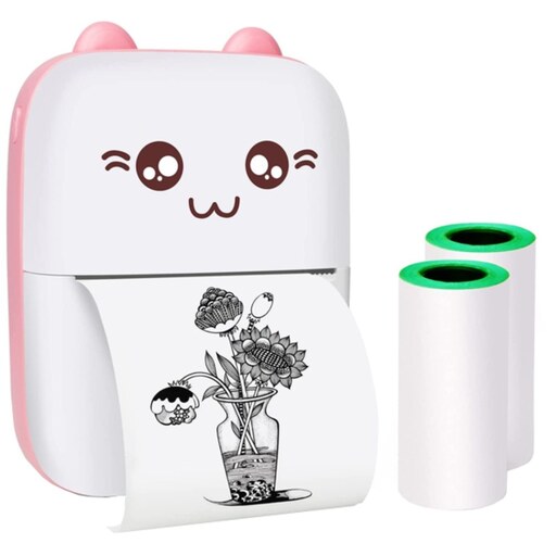 مینی پرینتر حرارتی مدل خرگوشی Eschen مدل Portable Printer| MINI PRINTER