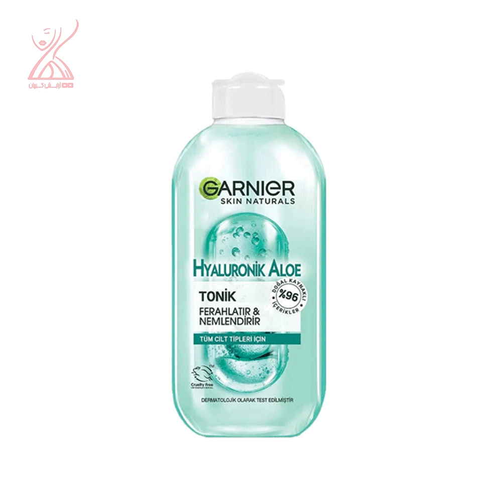 تونر گارنیر حاوی عصاره آلوئه ورا و هیالورونیک اسید Garnier Toner