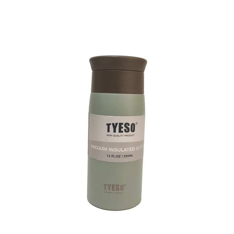 تراول ماگ آسان نوش 350 میل تایسو Tyeso رنگ سبز پاستیلی