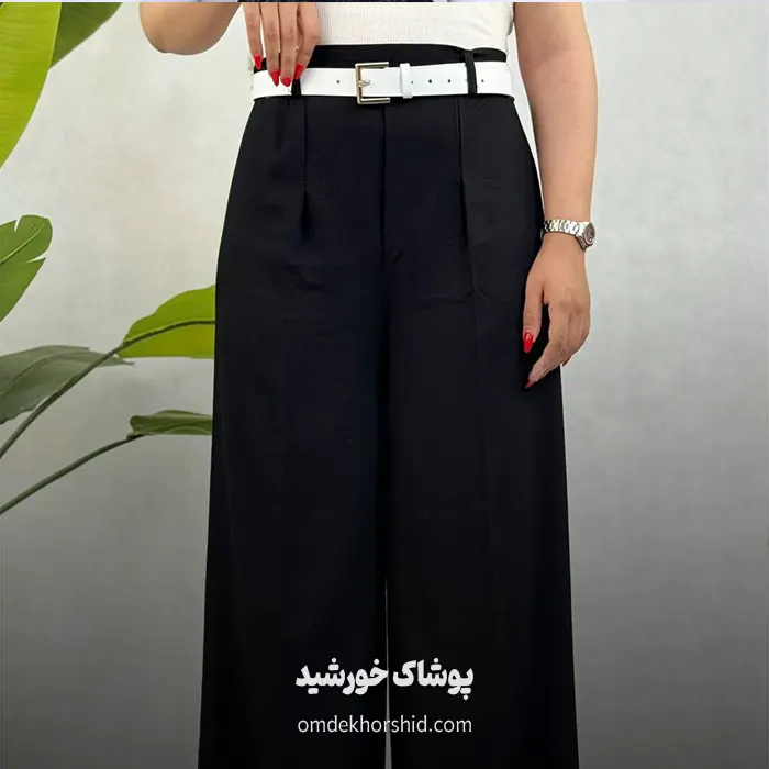 شلوار بگ جلو پیلی