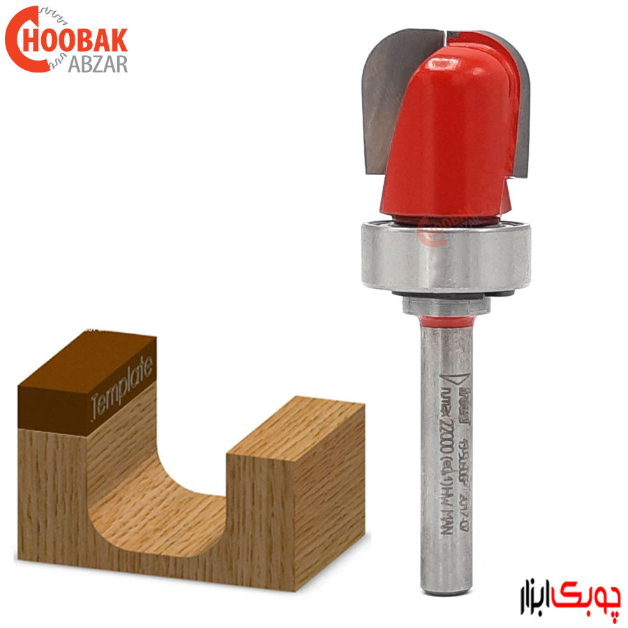 تیغ شیارزن انگشتی بلبرینگ وسط فرود کد RB19-50606