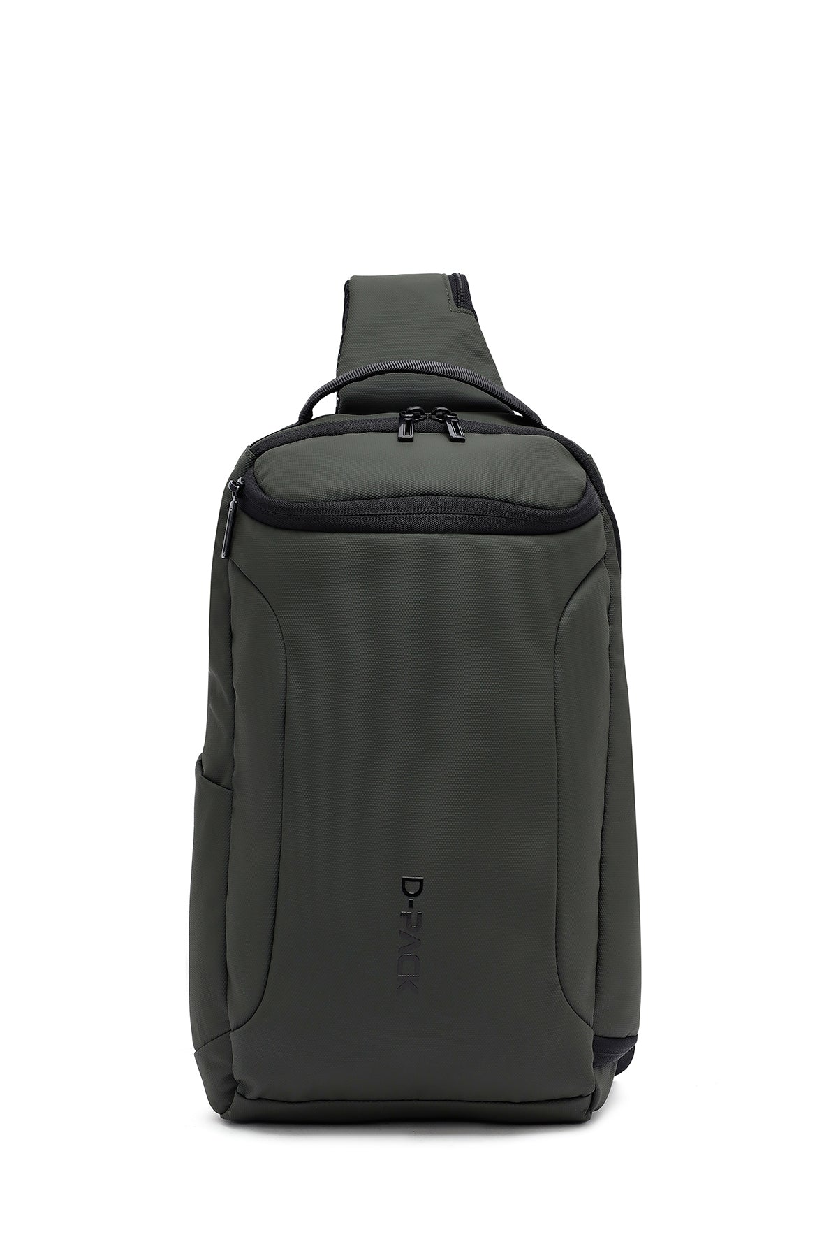 کیف دوشی مردانه سبز ارتشی تکنولوژیک D-Pack دری مد
