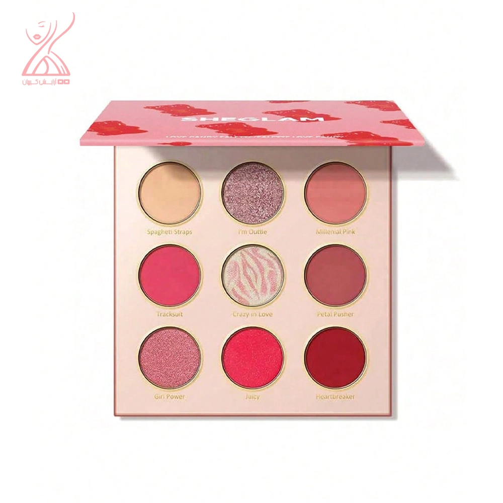 پالت سایه 9 رنگ شیگلم مدل Sheglam Love Candy Pallete