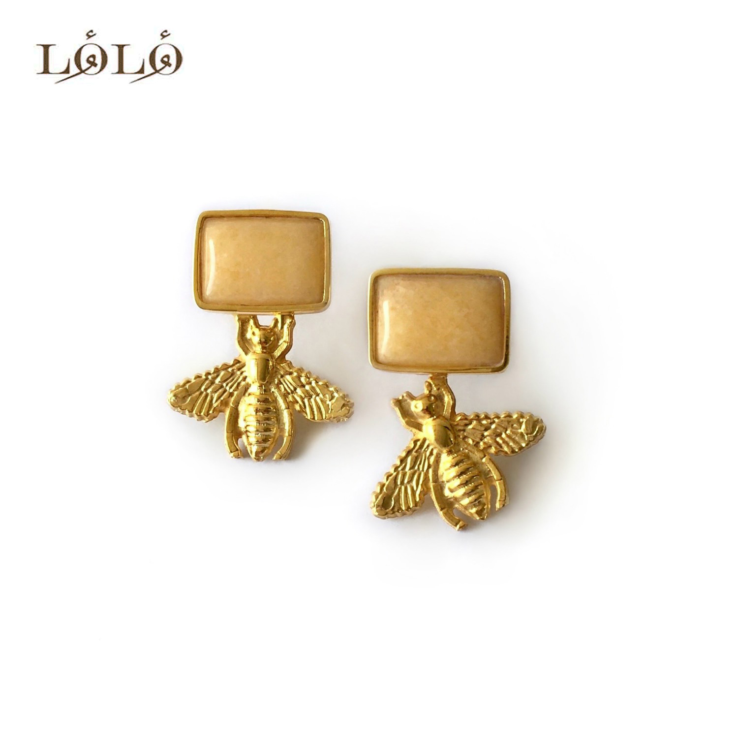 گوشواره نقره زنبور