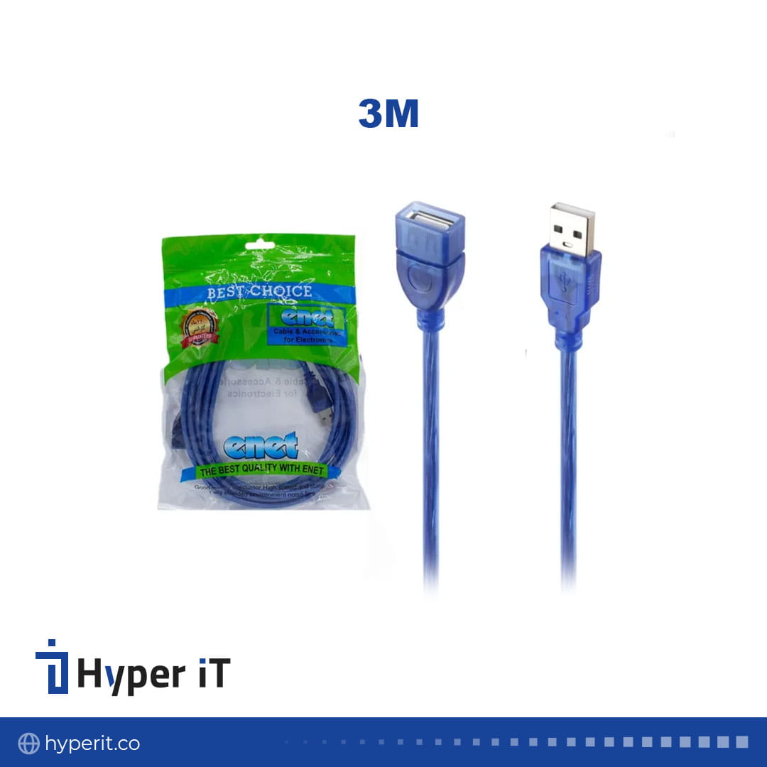 کابل افزایش USB شیلددار ENET به طول 3 متر