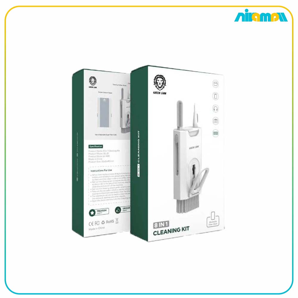 کیت تمیز کننده لوازم دیجیتال 8 کاره گرین لاین