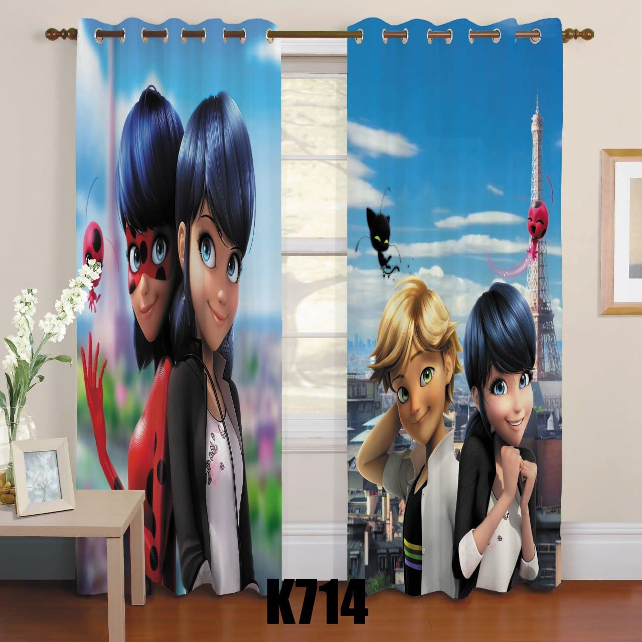 ست فرش پرده میراکلوس F332