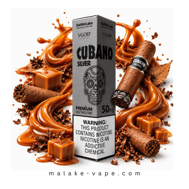 سالت نیکوتین تنباکو کارامل ویگاد (30میل) VGOD CUBANO SILVER