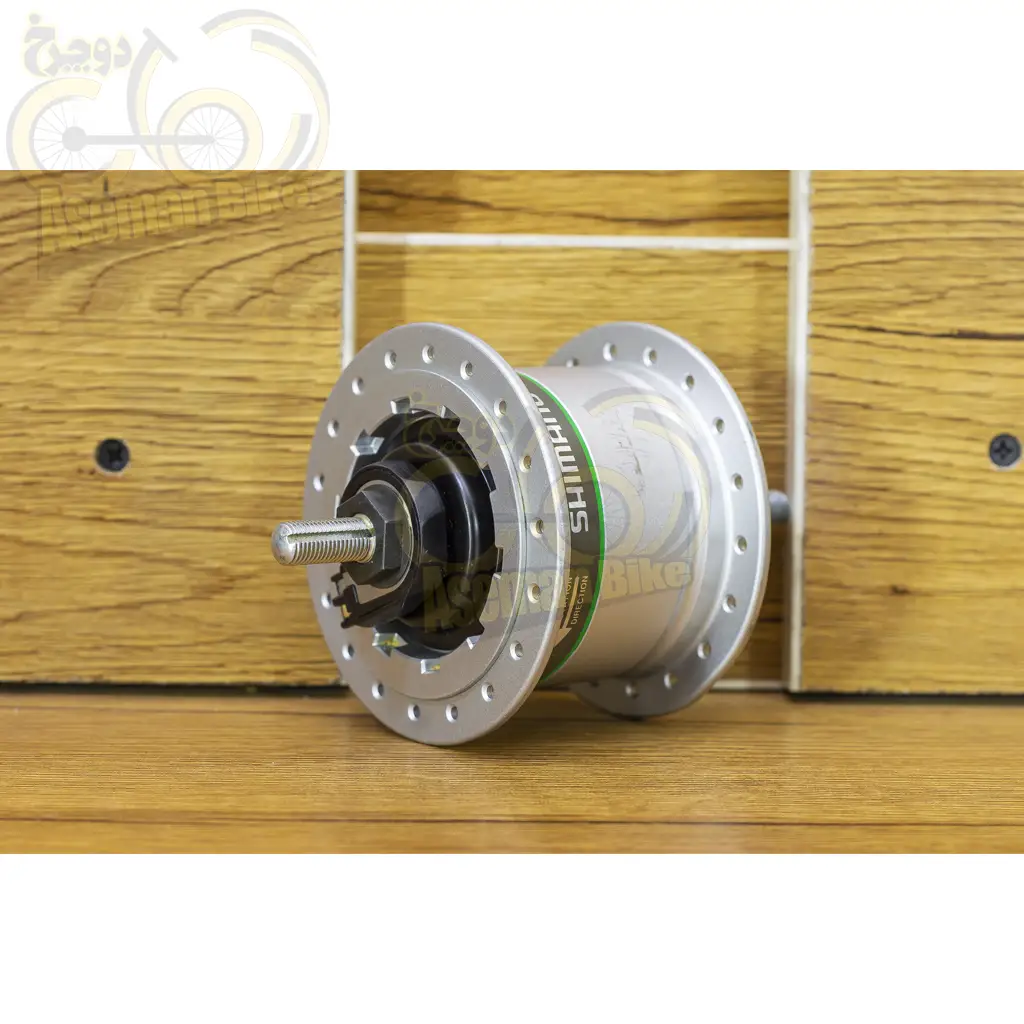 توپی جلو دینام Shimano Hub DH-2R30-E 6V 2.4 W دوچرخه تعداد 36 سوراخ