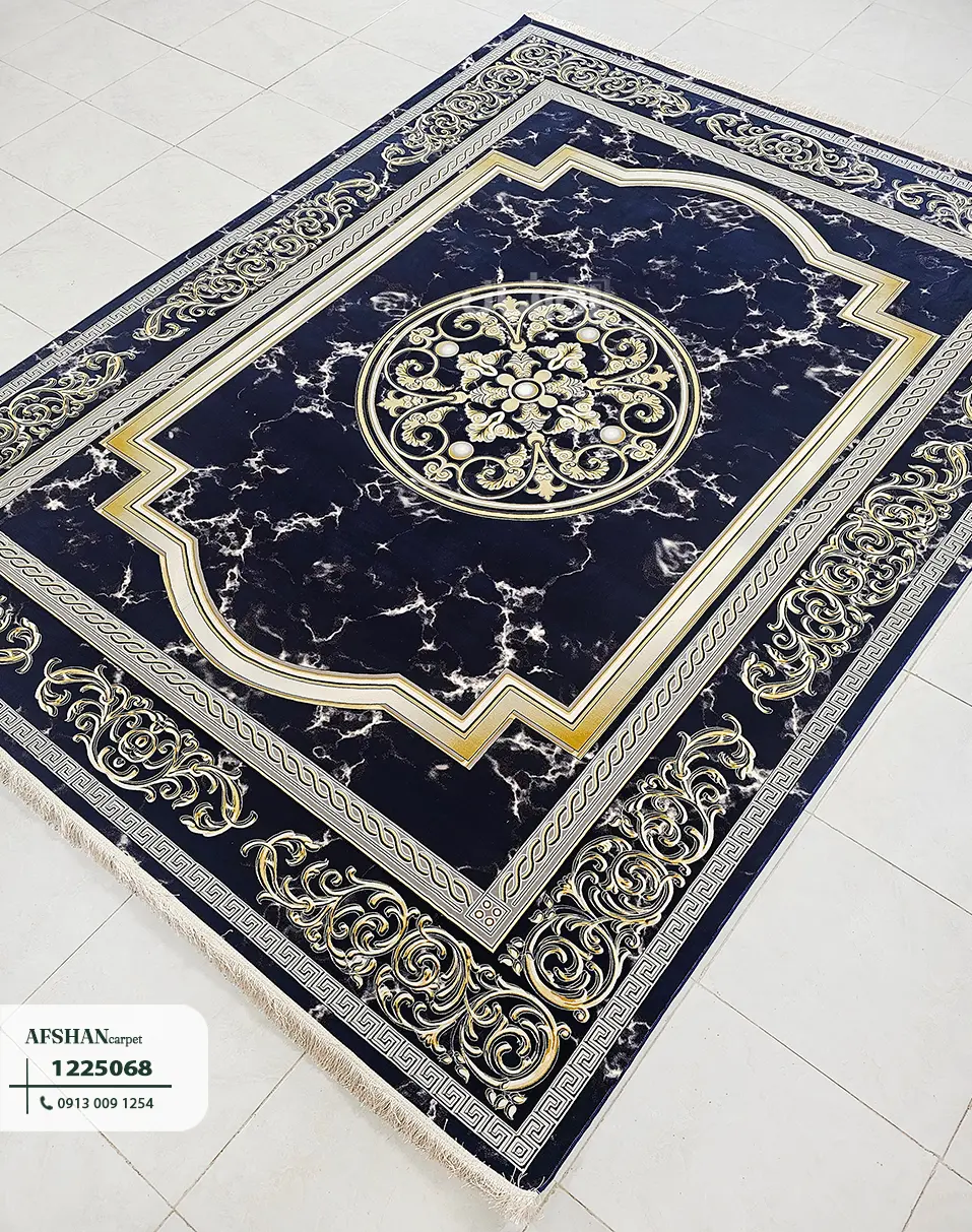 فرش 1200 شانه آکرلیک طرح مدوسا کد 1225068 نگار