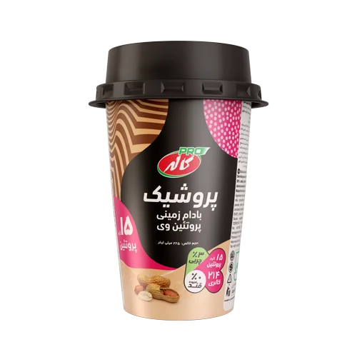 پرو شيک بادام زميني
