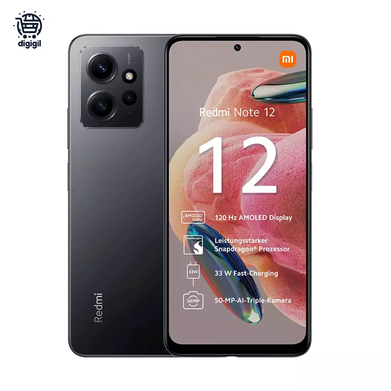 گوشی موبایل شیائومی Redmi Note 12 4G ظرفیت 128 گیگابایت رم 8 گیگابایت