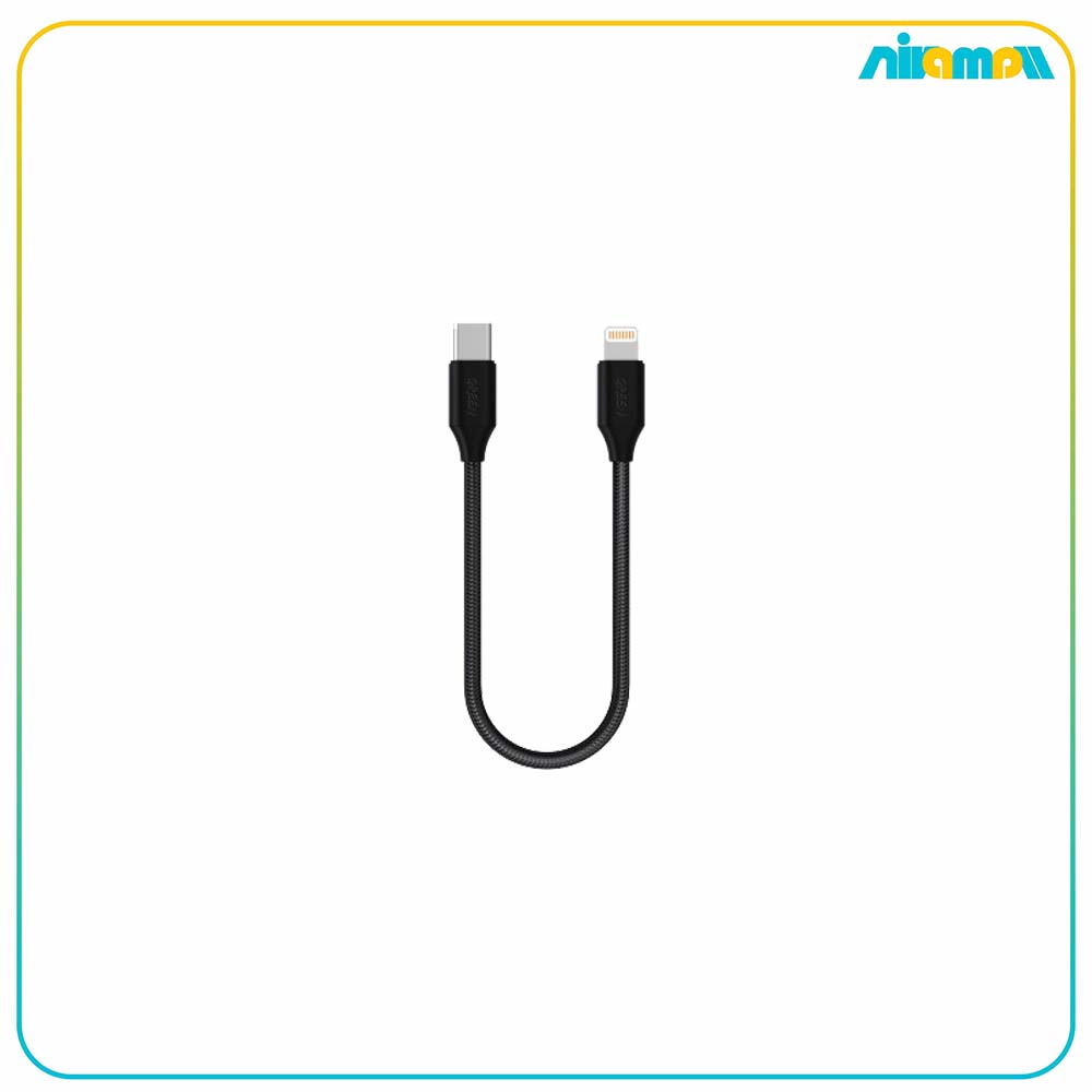 کابل تبدیل گرین لاین مدل Braided Type-C to Lightning به طول 30cm