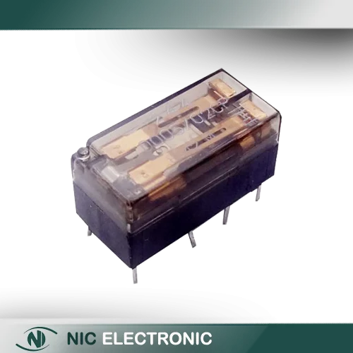 رله 5V شیشه ای 8 پایه ژاپنی مارک FUJITSU کد FBR244D005