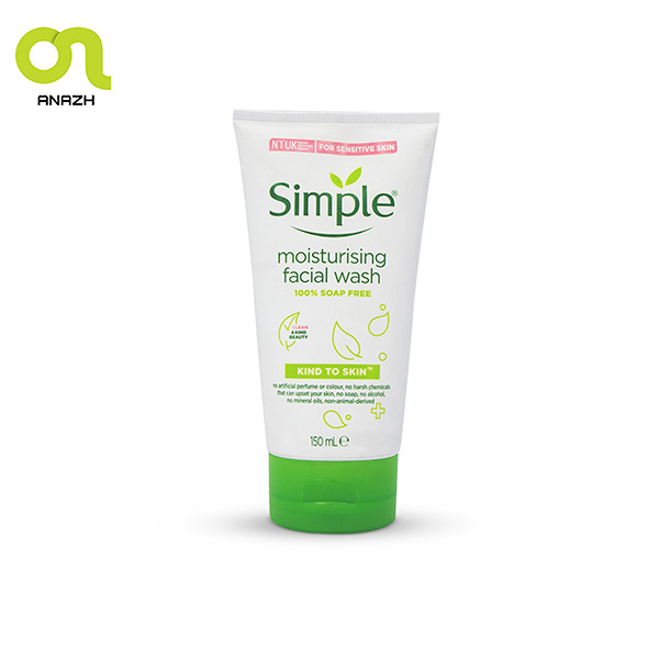 ژل شستشوی آبرسان  SIMPLE مدل KIND TO SKIN حجم 50 میل-اناژ