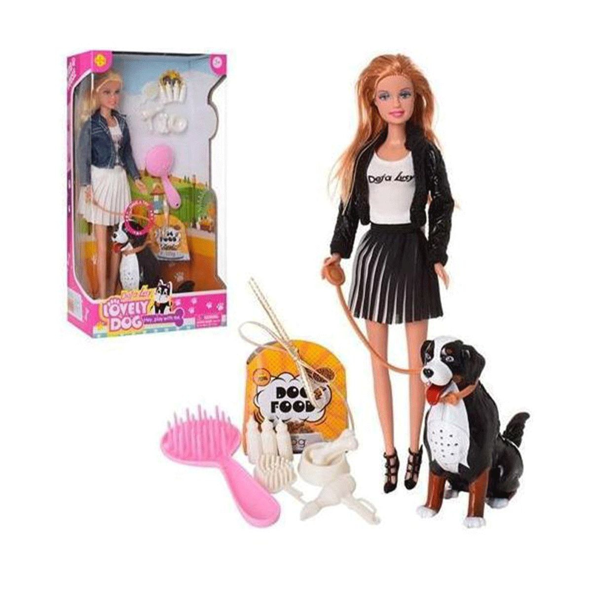عروسک باربی Defa Lucy مدل Lovely Dog