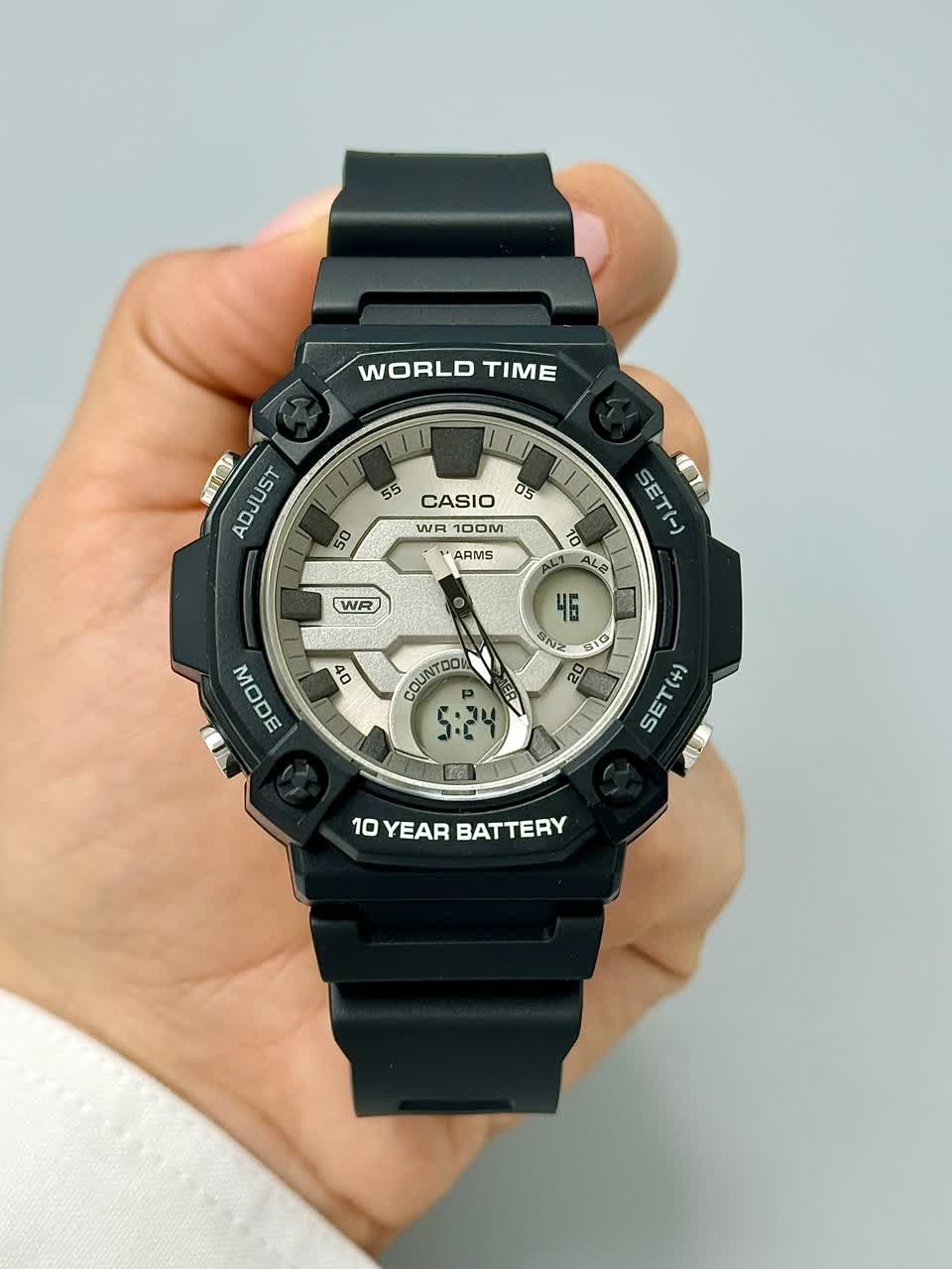 ساعت مچی اورجینال مردانه کاسیو مدل CASIO AEQ-120W-7AVDF