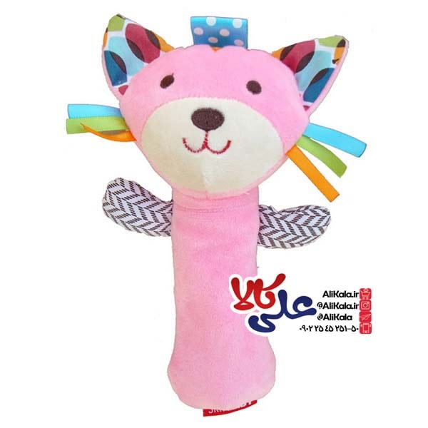 جغجغه سوسیسی پولیشی کودک SKK BABY طرح گربه