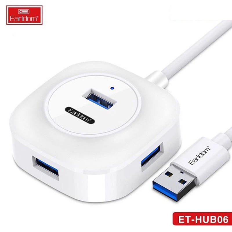هاب usb ارلدام با ۴ پورت – Earldom ET HUB06 4 Fast USB Port Hub