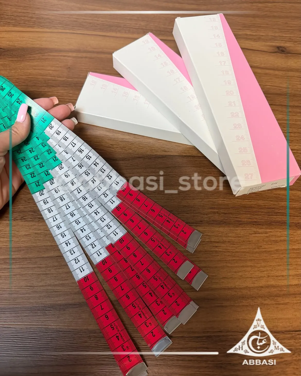 متر خیاطی طرح آلمان مدل پرچمی