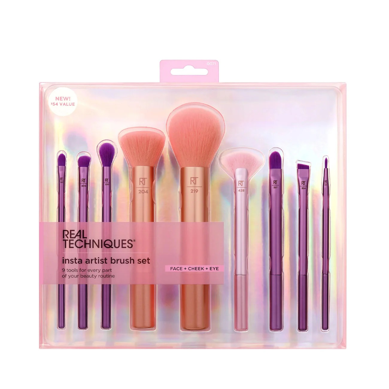 ست براش 9 تیکه ریل تکنیک مدل Insta Artist Brush Set Real Techniques (کد0071)