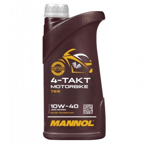روغن موتور سیکلت تمام سنتتیک مانل مدل SN 10W-40 حجم 1 لیتر