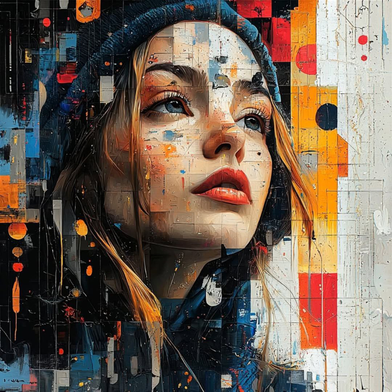 تابلو نقاشی الماسی بزرگسال کد 7149