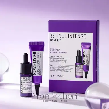 پک کرم دورچشم رتینول و سرم ضدچروک رتینول سام با می  SOME BY MI Retinol Intense Trial Kit – Serum and Eye