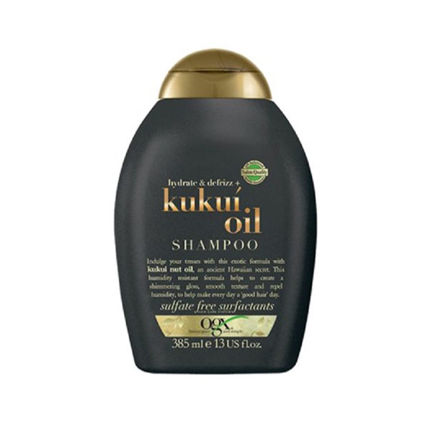 شامپو آبرسان روغن کوکوی او جی ایکس OGX Hydrate + Defrizz Kukui Oil Shampoo