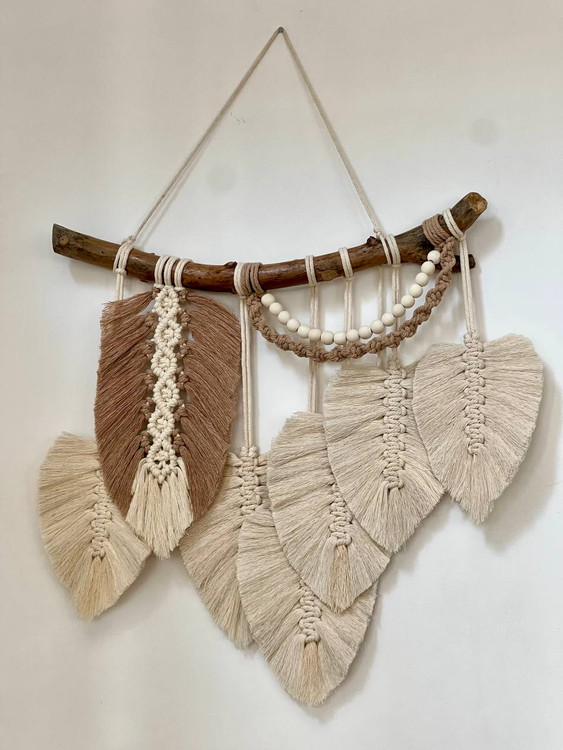 دیوارکوب مکرومه کد 300 برند گره چی و رنگ دلخواه