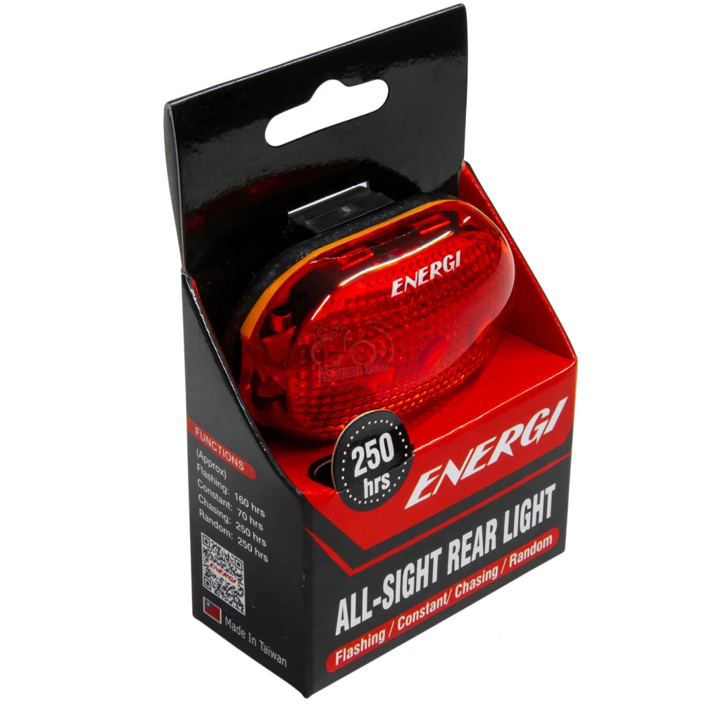 چراغ عقب دوچرخه انرژی مدل CG-404R1 قرمز ساخت تایوان  Energi Rear-Bicycle-Light-ALL-SIGHT-REAR-LIGHT-CG-404R1