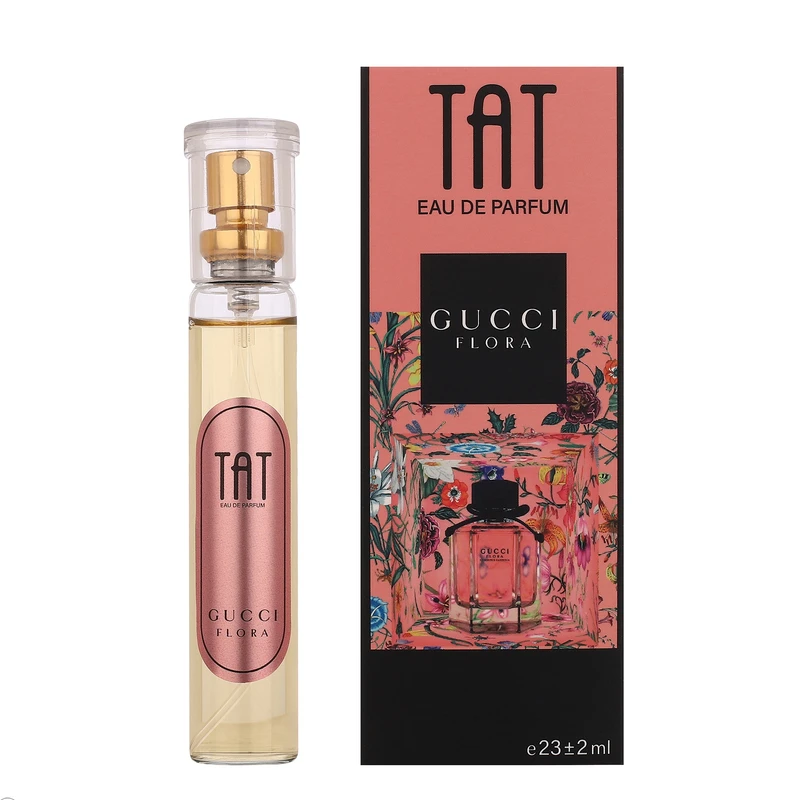 عطر جیبی زنانه تات مدل گوچی فلورا GUCCI FLORA حجم 25 میلی لیتر