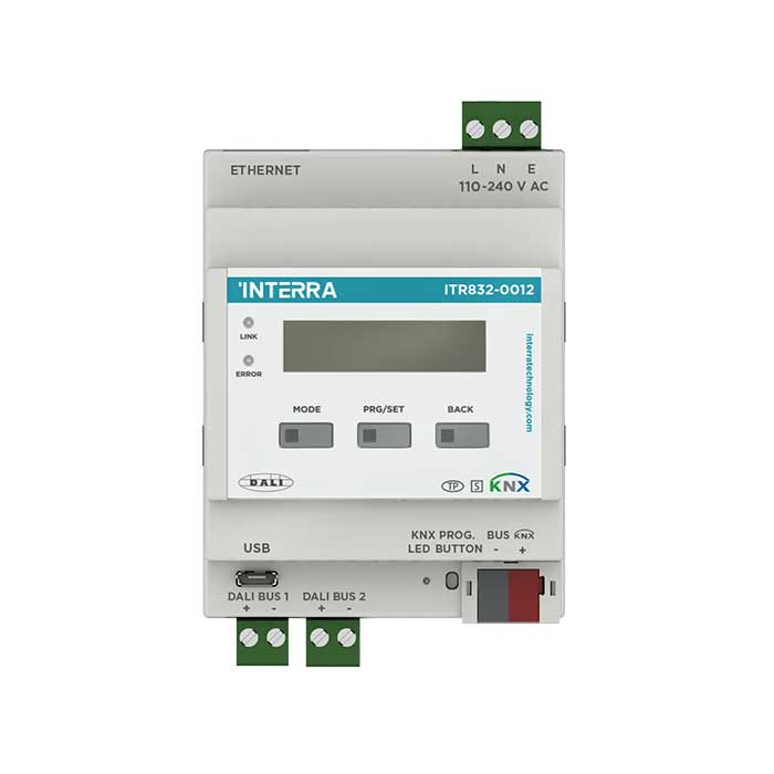 مبدل سیستم نورپردازی  KNX / DALI – (2*64)