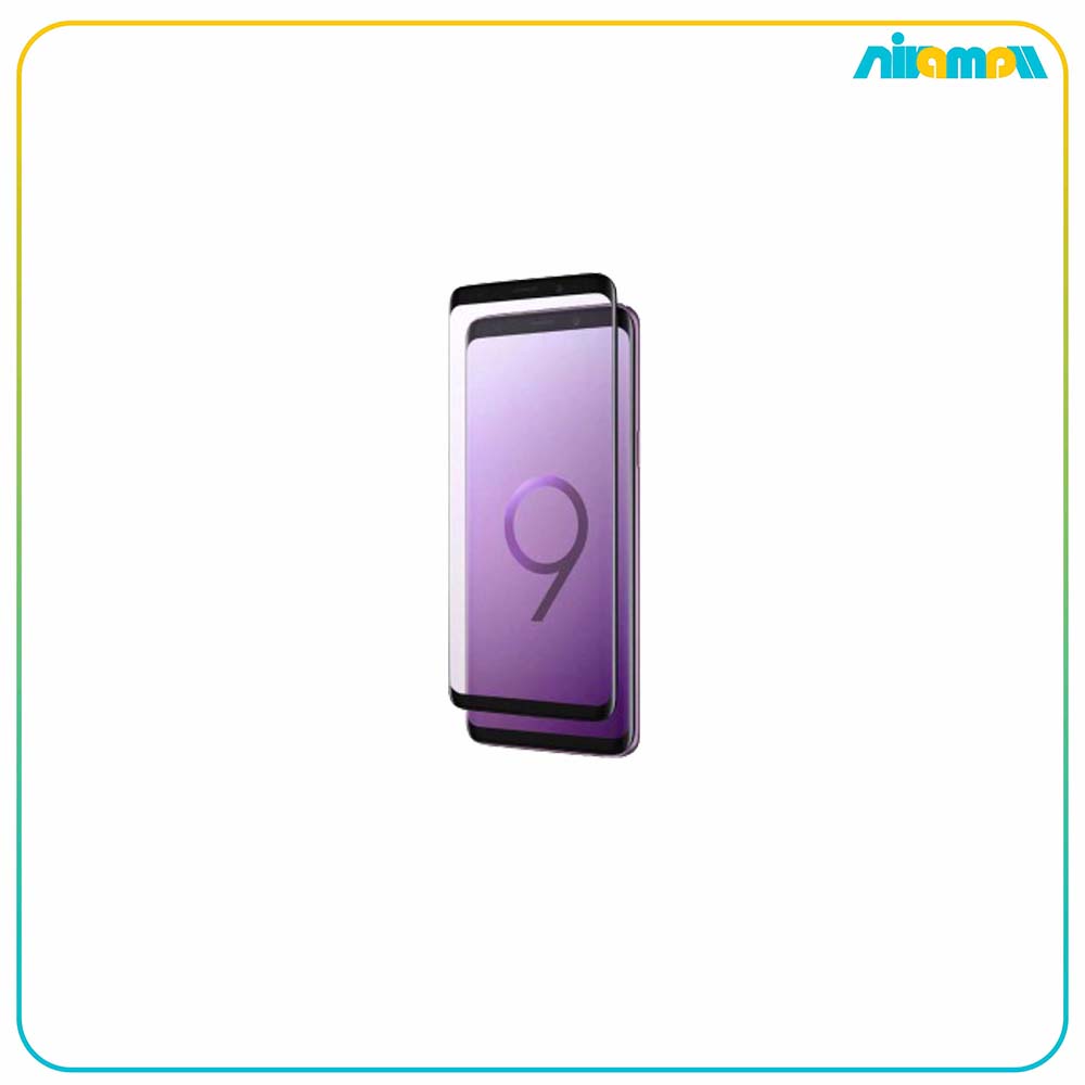 گلس گرین لاین مدل 3D Curved Edge مناسب برای گوشی موبایل Samsung Galaxy S9