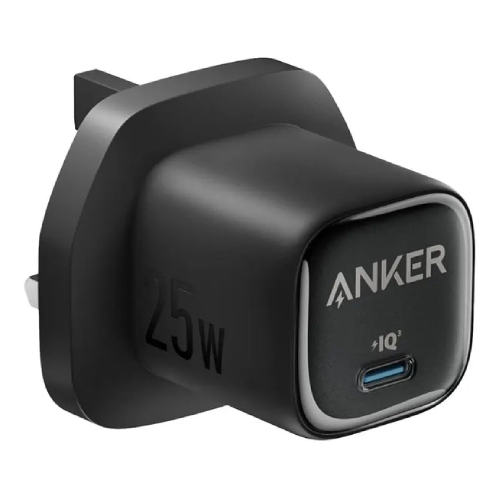 شارژر دیواری 3 پین انکر 25 وات (Anker 25W Type C Compact Charger A2656) - مشکی, گارانتی شرکتی 18ماه خدمات پس از فروش و 6 ماه تعویض قطعه + ارسال فوری