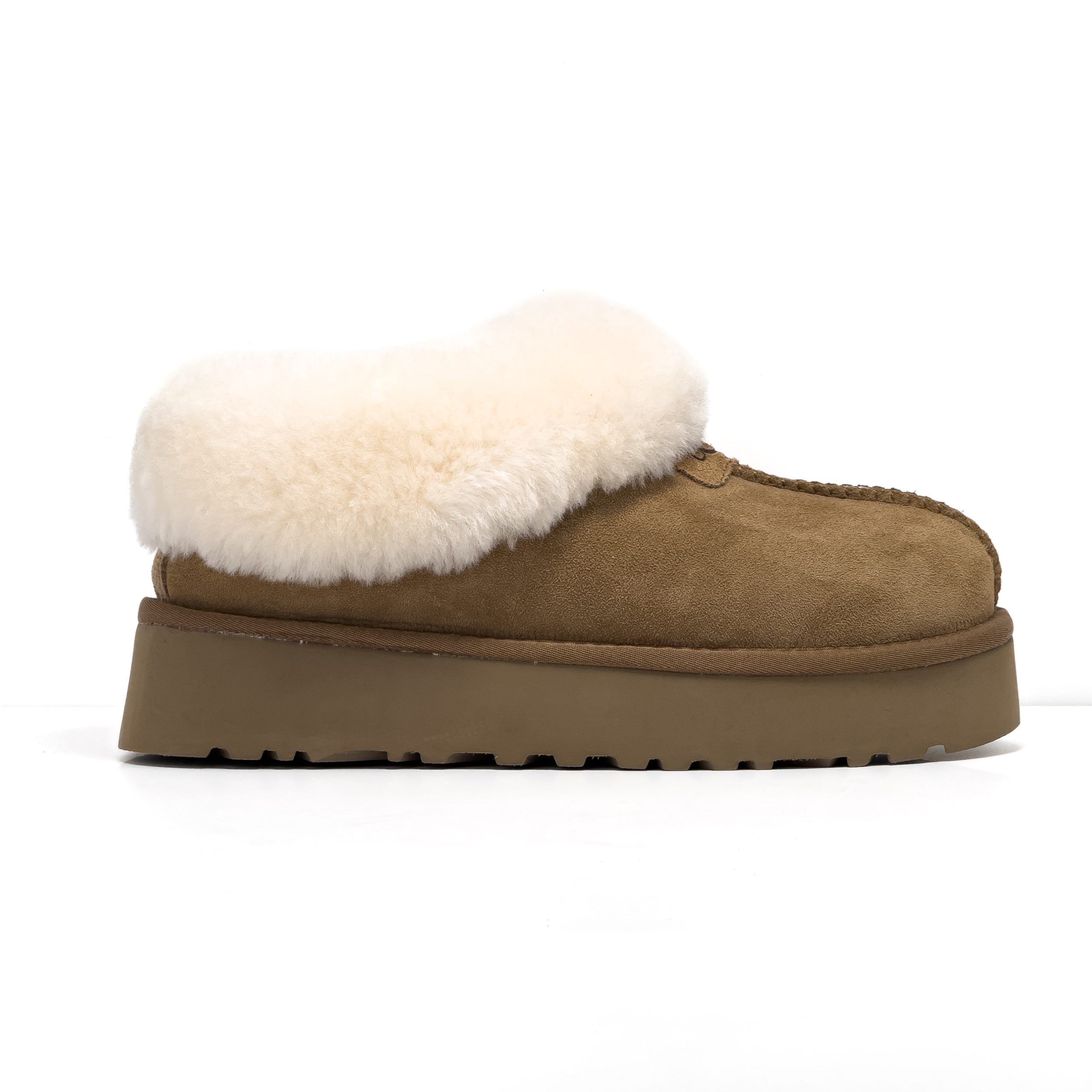 UGG اورجینال ساق کوتاه خزدار رنگ قهوه ای
