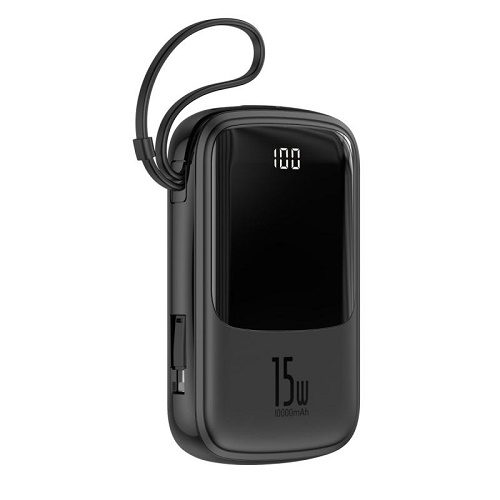 پاوربانک  توان 3 آمپر 10000 بیسوس Baseus Qpow Digital Display PPQD-B01