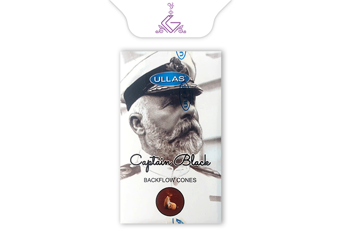 عود آبشاری شرکتی کاپیتان بلک Captain Black برند اولاس ULLAS