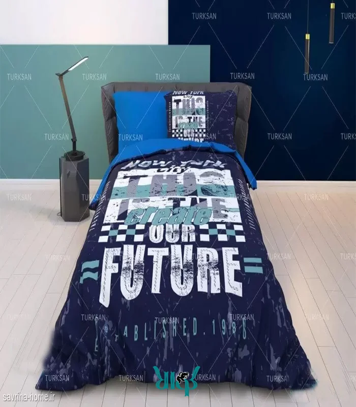 روتختی آبی طرح future یک نفره کد d340