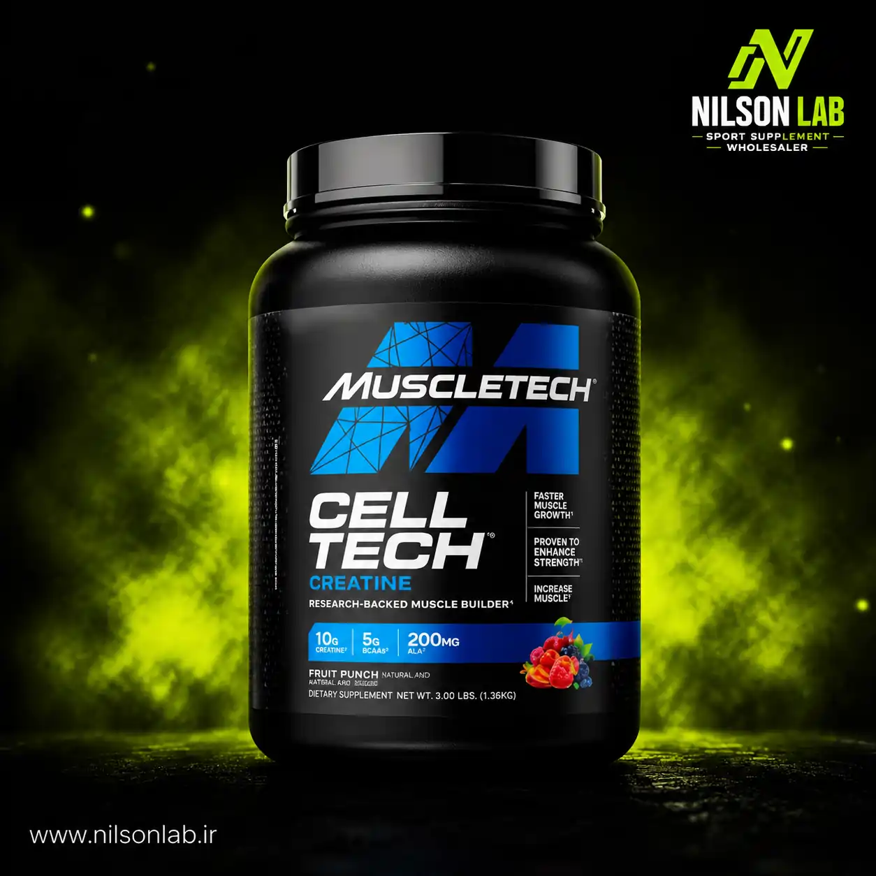 کراتین ماسل تک 1.360 گرمی | MuscleTech Creatine 1.36kg