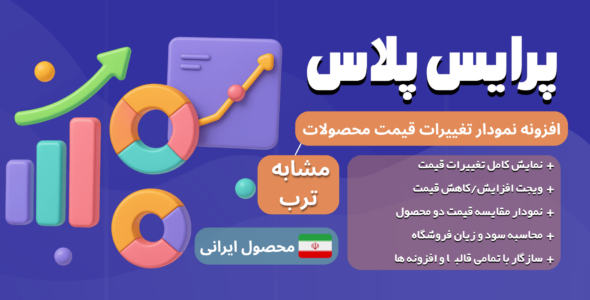 افزونه پرایس پلاس - افزونه نمودار تغییر قیمت