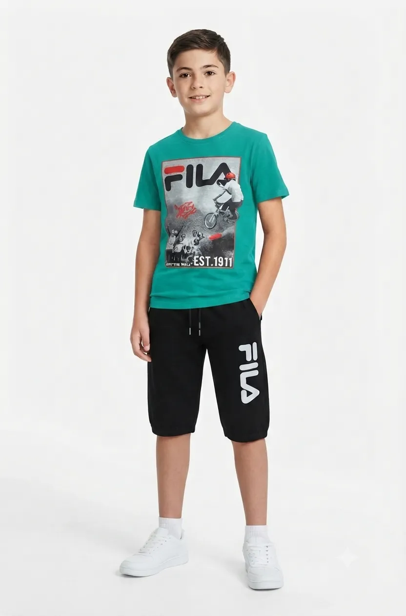 ست پیراهن و شلوارک پسرانه Fila