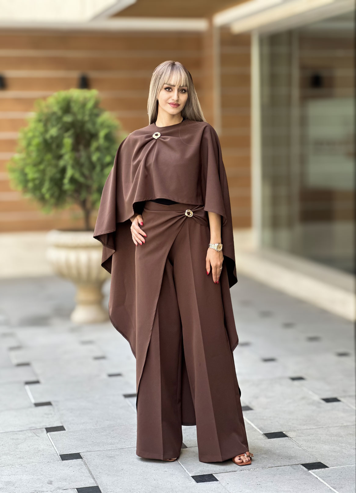 شنل و شلوار مجلسی گیسو