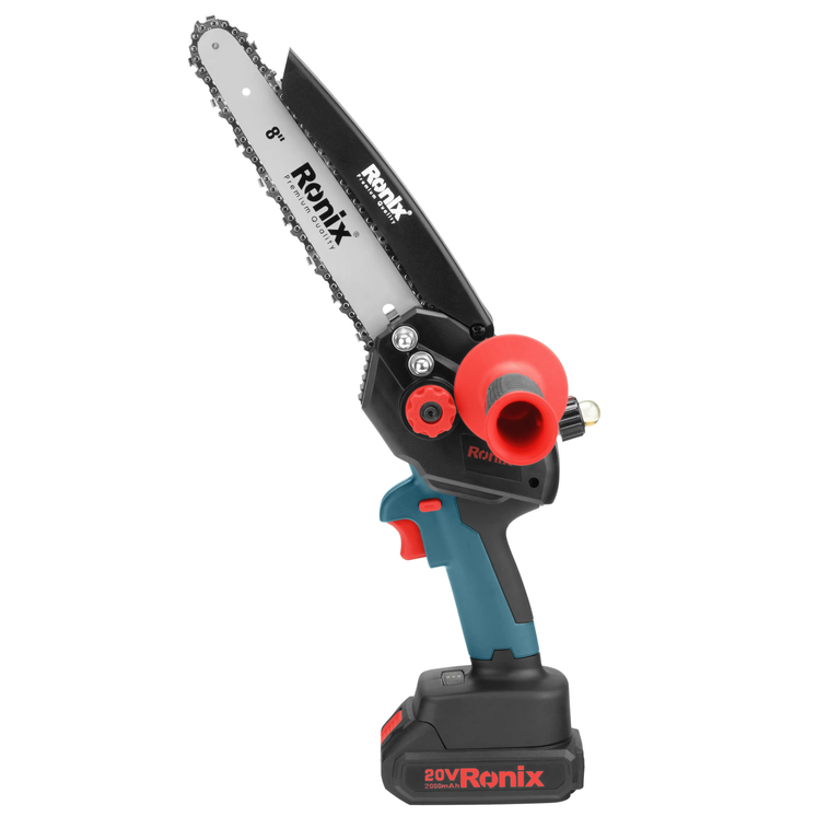 اره زنجیری شارژی 20 ولت 20 سانت براش لس
