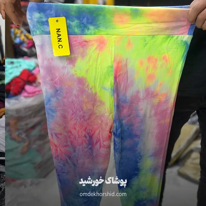 شلوار گیاهی آبرنگی